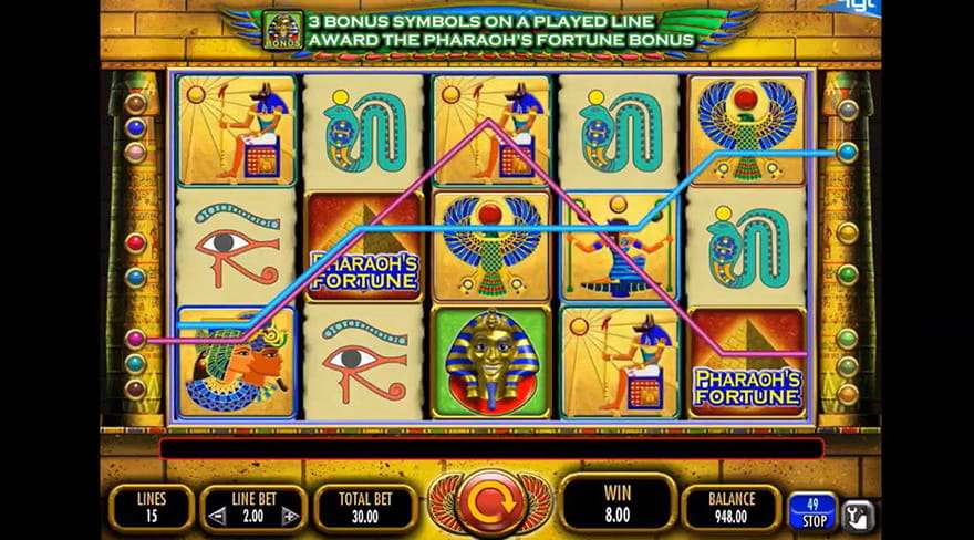 Top 10 Egypt Slots Pharaoh's Fortune